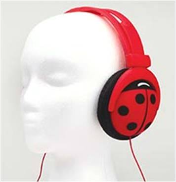 Funkyfonic Headphones Ladybug